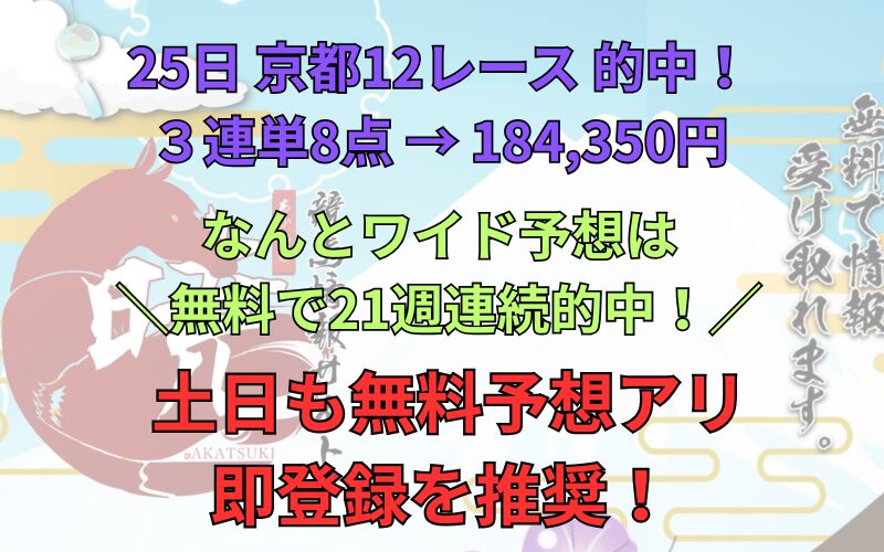 天皇賞秋「暁」